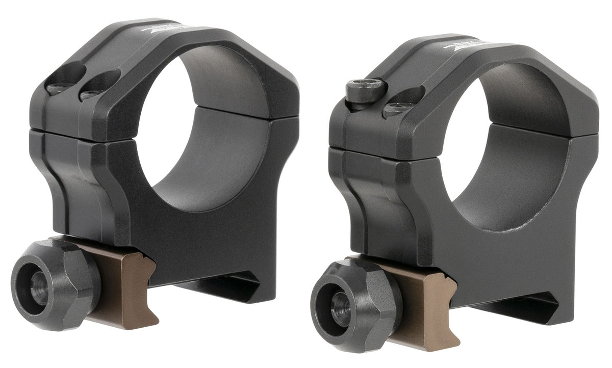 Christensen Arms PRSR-X2 Ultralight 1-Inch Medium Scope Rings Black Anodized