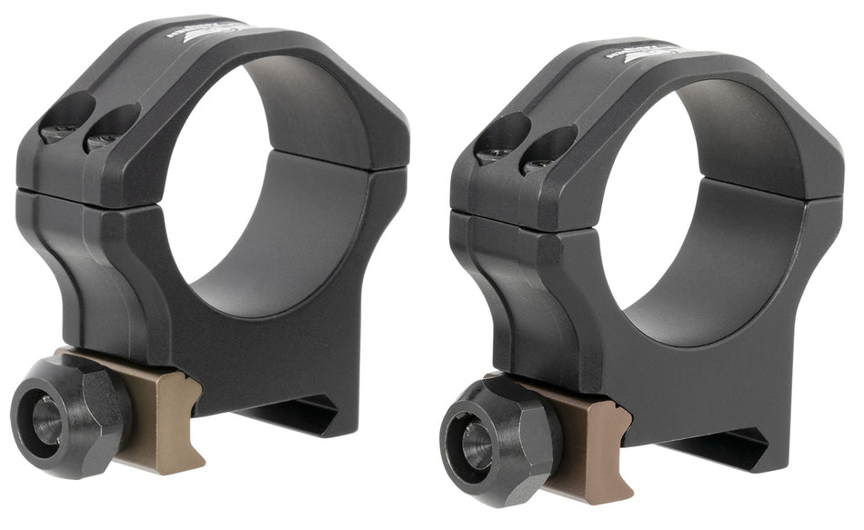 Christensen Arms PRSR-X2 Ultralight 30mm Medium Scope Rings Black Anodized