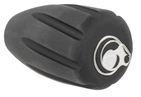 Christensen Arms 8100001900 Black Anodized Aluminum Tactical Bolt Knob with White Logo for CA Precision Rifles