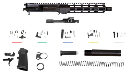 Aim Sports Complete AR-Pistol Build Kit AR5CUB9 5.56x45mm NATO 10.50" Nitride Barrel 10" M-LOK Black Anodized
