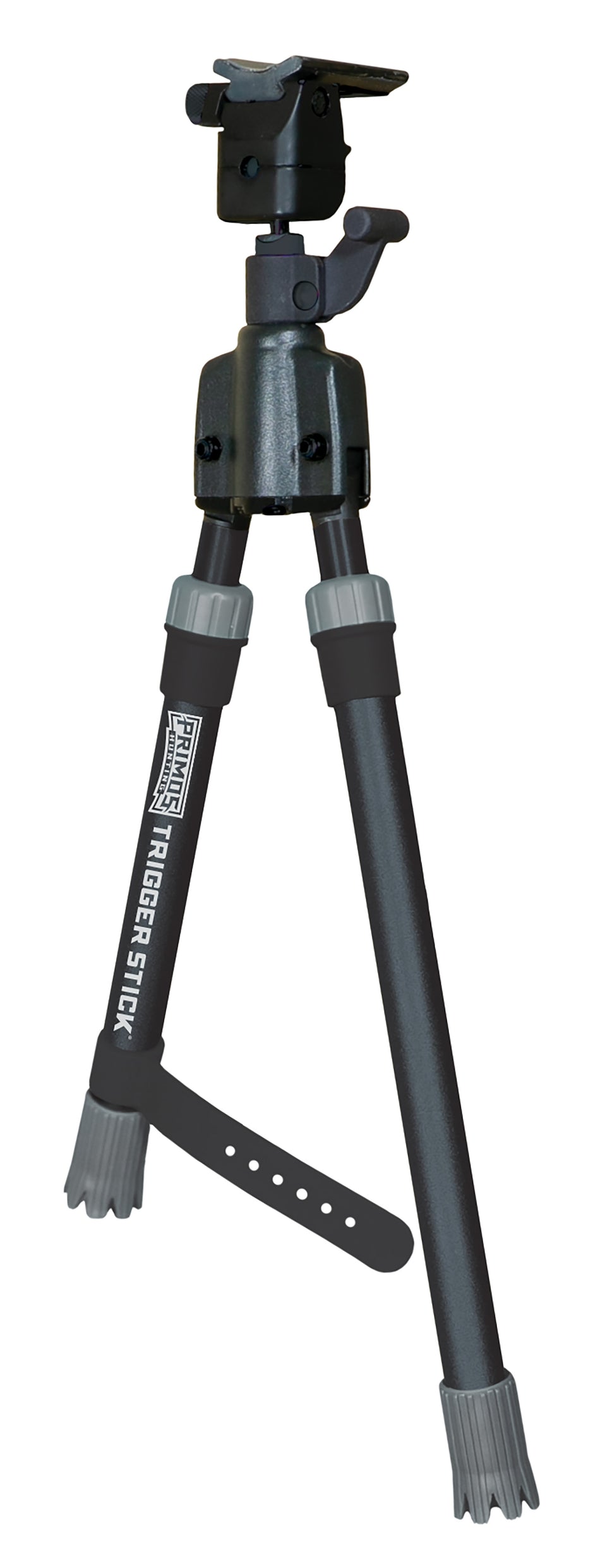 Primos Trigger Stick Short Bipod, QD Swivel Stud Attachment, Steel, Black & Gray