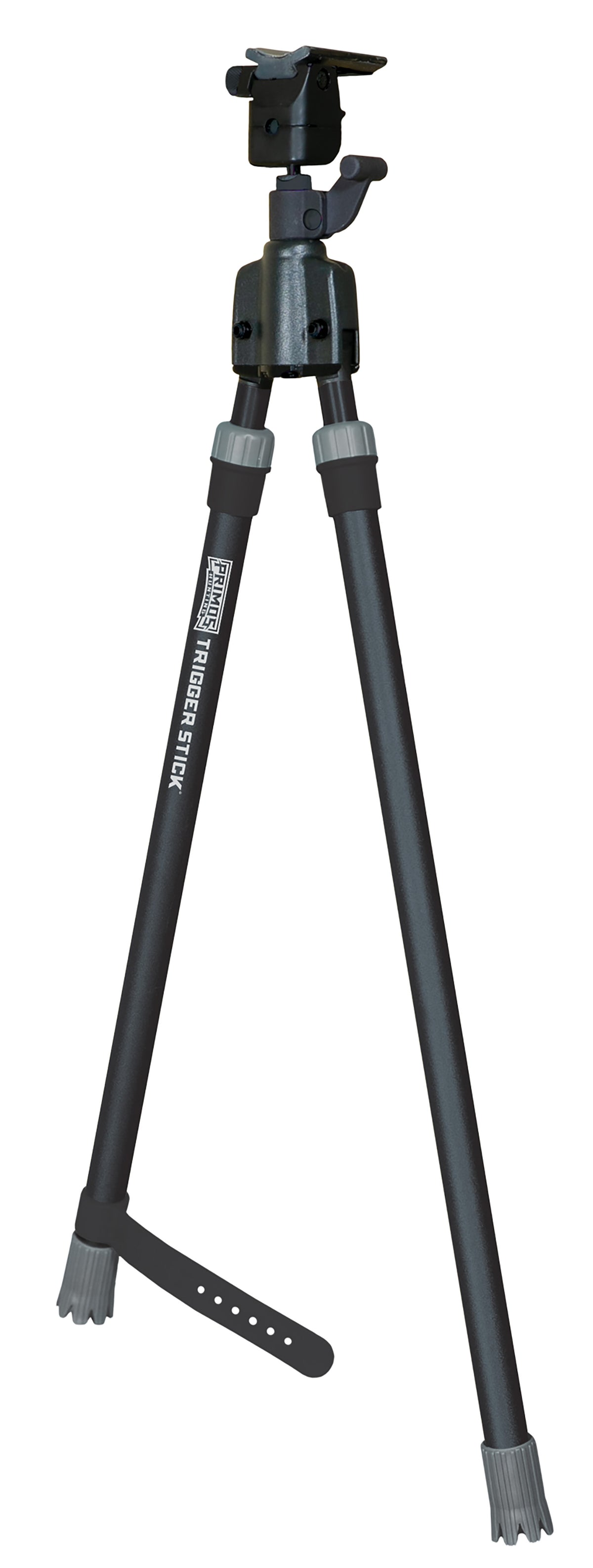 Primos Trigger Stick Medium Bipod, QD Swivel Stud Mount, Steel, Black & Gray