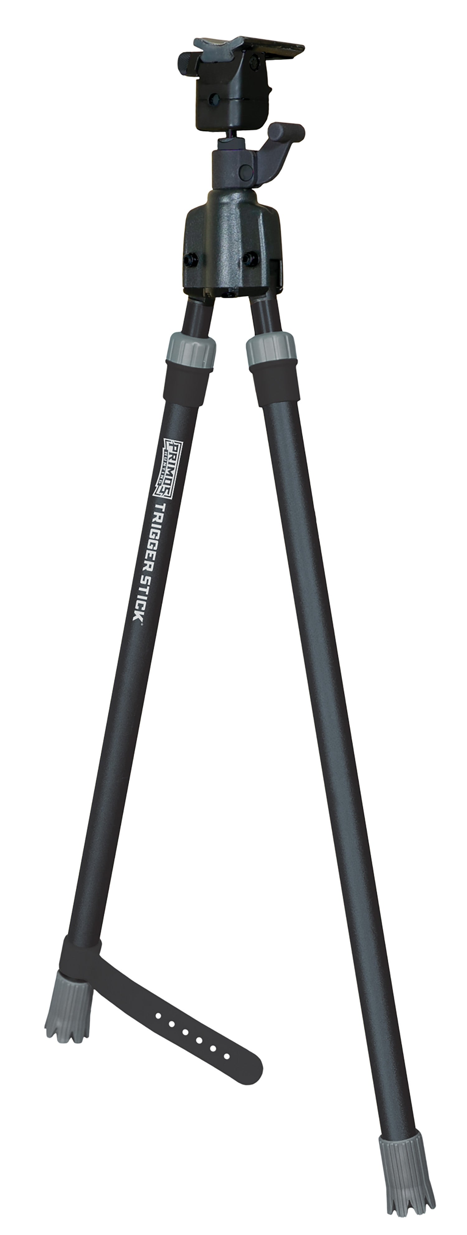 Primos Trigger Stick Medium Bipod, QD Swivel Stud Mount, Steel, Black & Gray