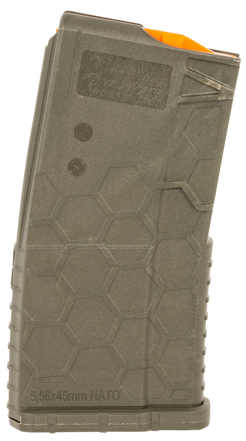 Hexmag HX1020AR15ODG AR-15 10 Round 5.56x45mm Shorty Magazine OD Green Polymer