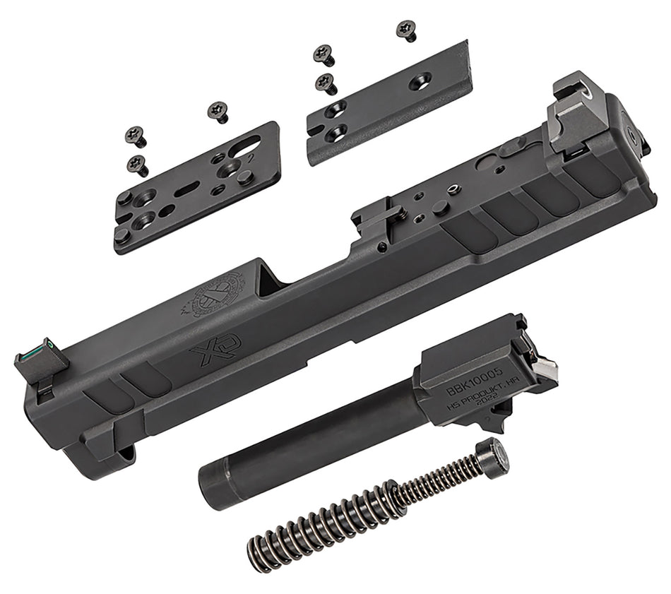 Springfield Armory XD OSP 4" 9mm Luger Black Slide Kit Suppressor Height Night Sights Includes Cover Plates