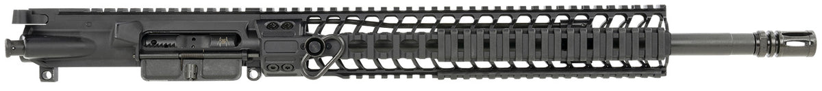 Spikes Tactical 5.56 Midlength 16" Forged Upper Assembly, Picatinny Handguard, A2 Flash Hider, Black Receiver