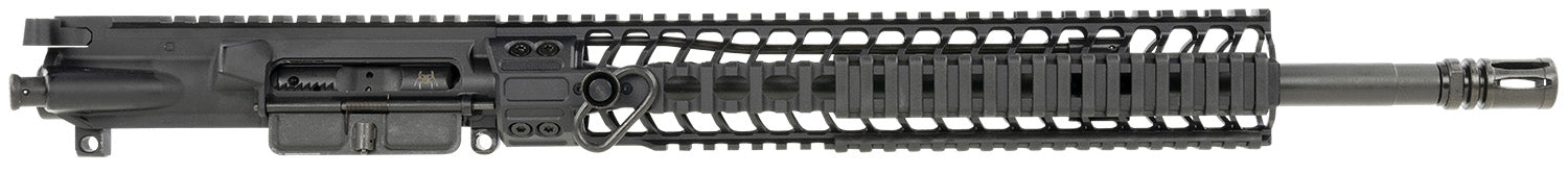 Spikes Tactical 5.56 Midlength 16" Forged Upper Assembly, Picatinny Handguard, A2 Flash Hider, Black Receiver