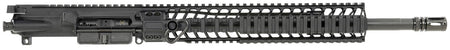 Spikes Tactical 5.56 Midlength 16" Forged Upper Assembly, Picatinny Handguard, A2 Flash Hider, Black Receiver
