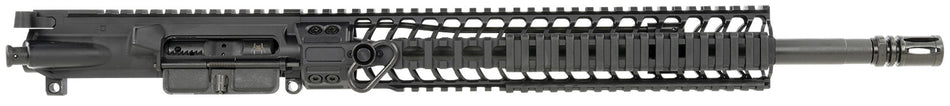 Spikes Tactical 5.56 Midlength 16" Forged Upper Assembly, Picatinny Handguard, A2 Flash Hider, Black Receiver