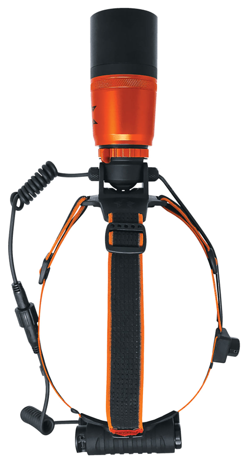 Foxpro FoxLamp Nighttime Predator Hunting Headlamp FOXLAMP Orange Black Red/Green/White Filter