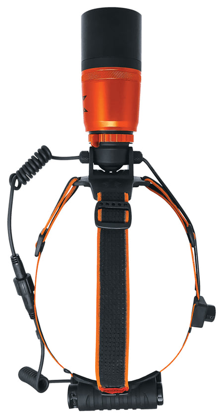 Foxpro FoxLamp Nighttime Predator Hunting Headlamp FOXLAMP Orange Black Red/Green/White Filter