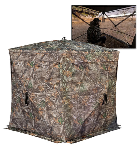 Rhino 180 See-Through Ground Blind Realtree Edge 150D Mesh R180STRTE