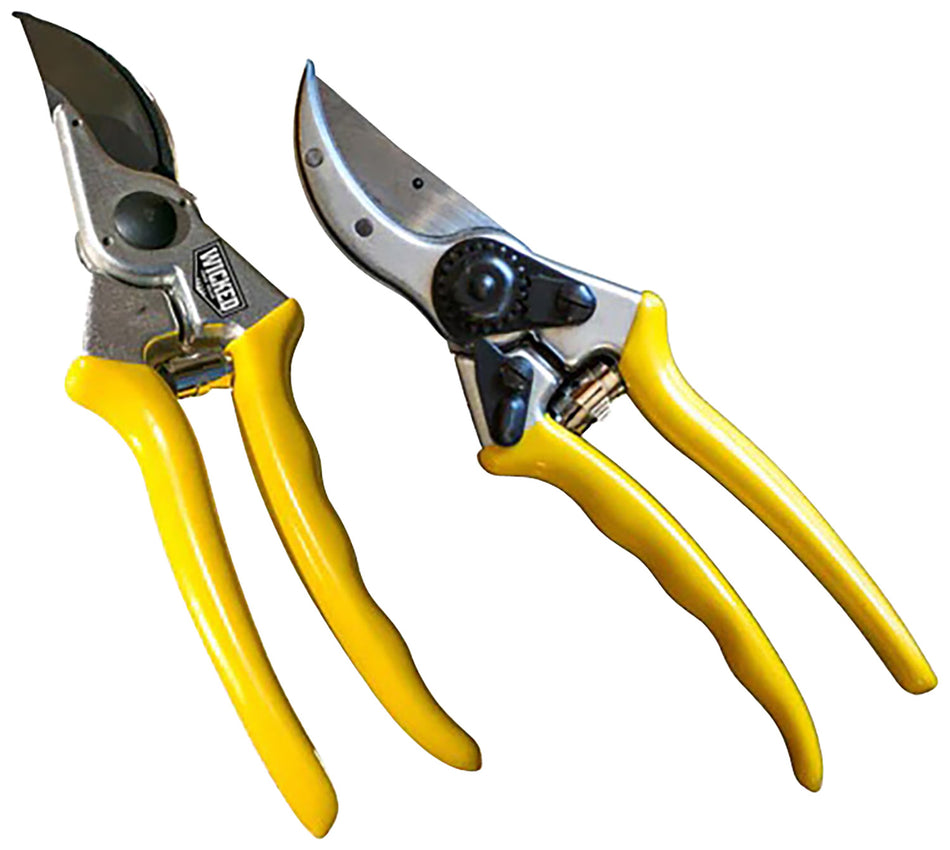 Wicked Tree Gear WTG017 Wicked Tough Hand Pruner Aluminum/Yellow Handle