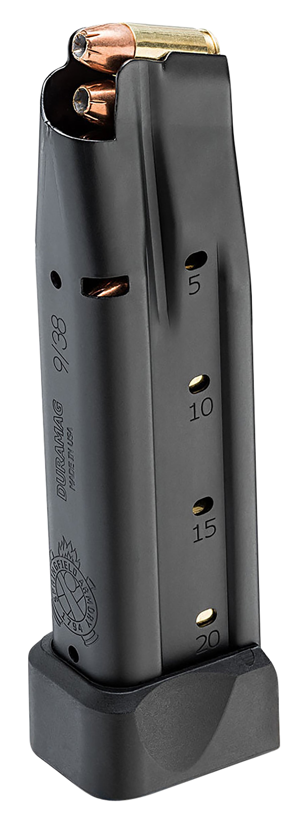 Springfield 1911 Prodigy 20-Round Double Stack 9mm Black Steel Magazine