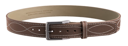 Magpul Tejas El Pistolero Chocolate Brown Leather Gun Belt 46" 1-1/2" Wide Buckle