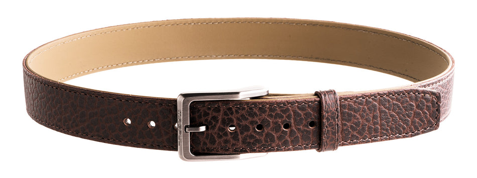Magpul Tejas El Cibolo Chocolate Bison Leather Gun Belt 46" 1-1/2" Wide Buckle