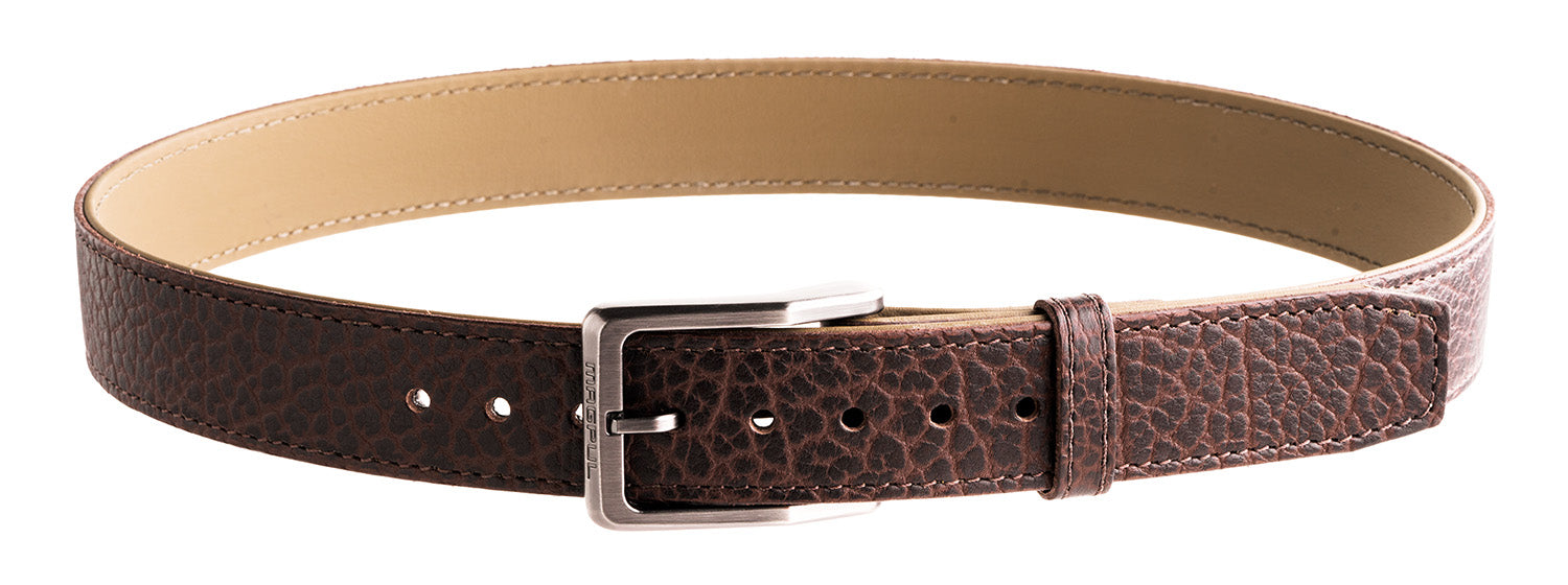 Magpul Tejas El Cibolo Chocolate Bison Leather Gun Belt 32" 1-1/2" Wide Buckle