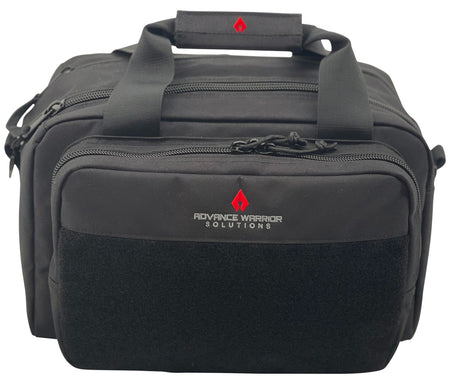 Advance Warrior Solutions Trigger Time Range Bag Black 600D Polyester – Reinforced Bottom, 5 Mag Pockets