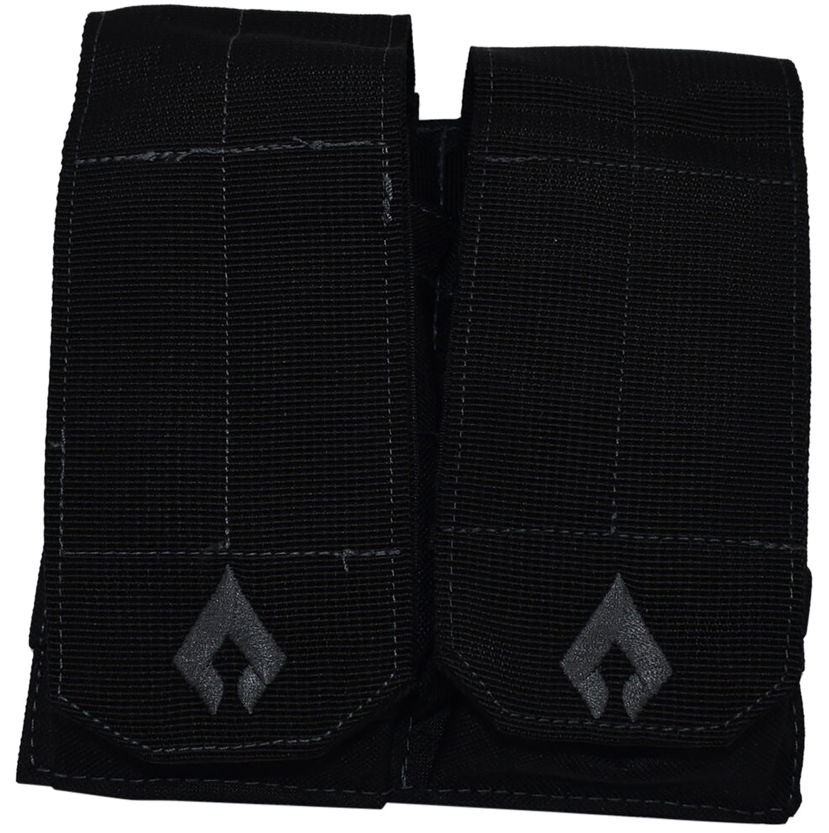 Advance Warrior Solutions Black MOLLE Double Open Top Magazine Pouch AR Style