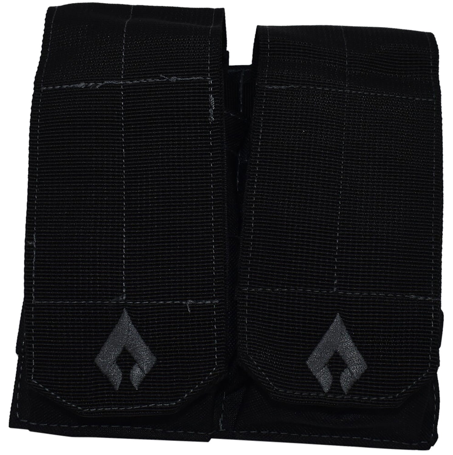 Advance Warrior Solutions Black MOLLE Double Open Top Magazine Pouch AR Style