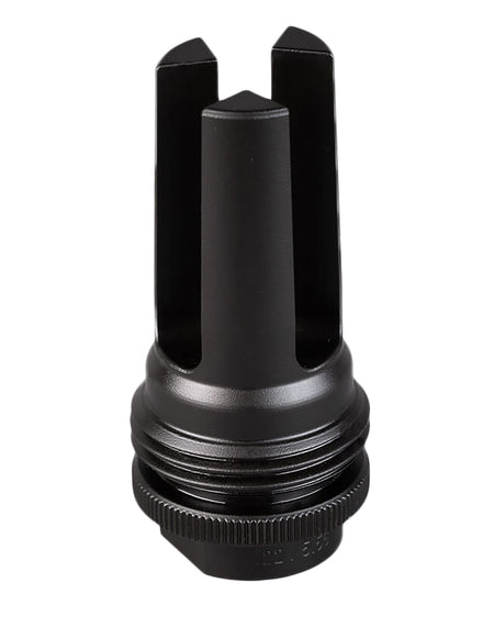 SilencerCo AC590 30 Cal ASR Flash Hider 5/8"-24 tpi Black Steel Muzzle Device