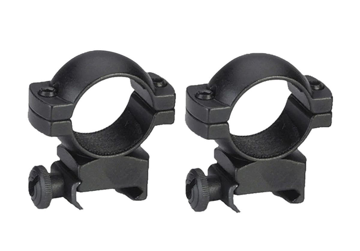 Traditions A793DS High 1-Inch Matte Black Aluminum Scope Ring Set Weaver