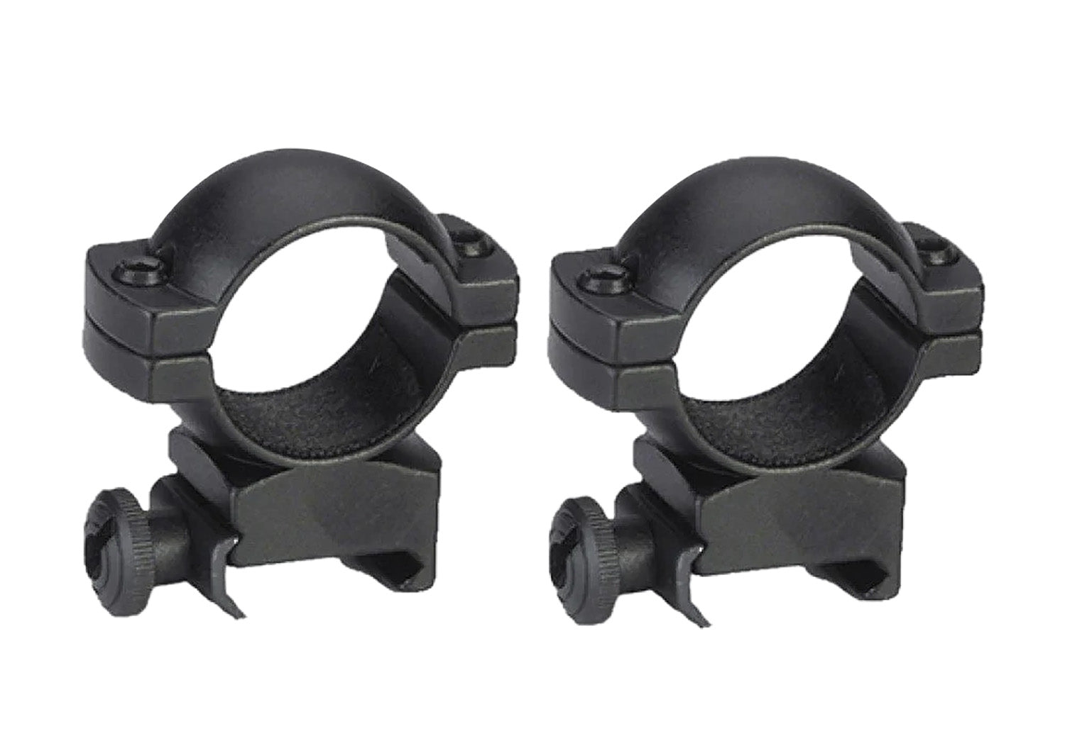 Traditions A793DS High 1-Inch Matte Black Aluminum Scope Ring Set Weaver
