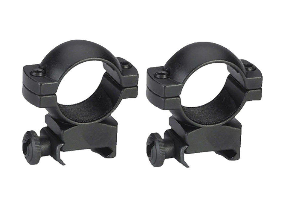 Traditions A793DS High 1-Inch Matte Black Aluminum Scope Ring Set Weaver