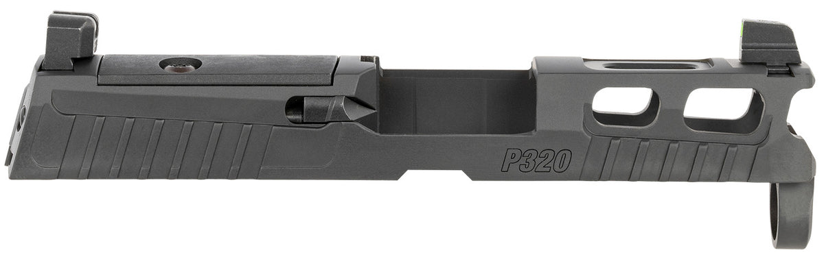 Sig Sauer P320 9mm PVD Black Optic Ready Pro-Cut Slide XRAY3 Sights Compatible ROMEO1-PRO RMR