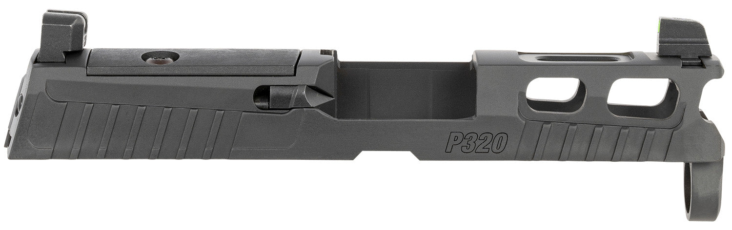 Sig Sauer P320 9mm PVD Black Optic Ready Pro-Cut Slide XRAY3 Sights Compatible ROMEO1-PRO RMR