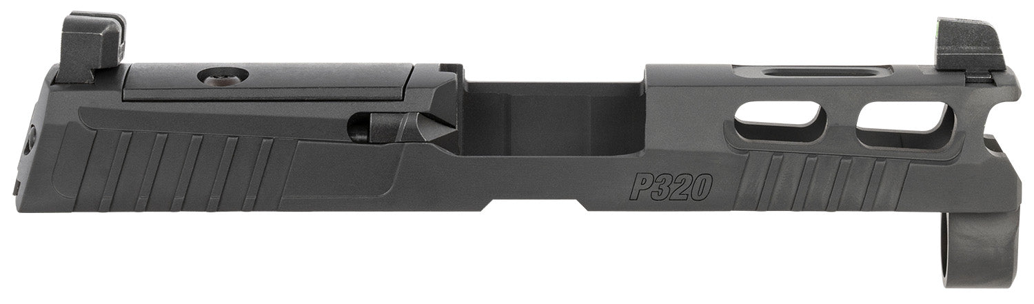 Sig Sauer P320 9mm PVD Black Pro-Cut Slide Optic Ready XRAY3 Sights Compatible ROMEO1-PRO RMR