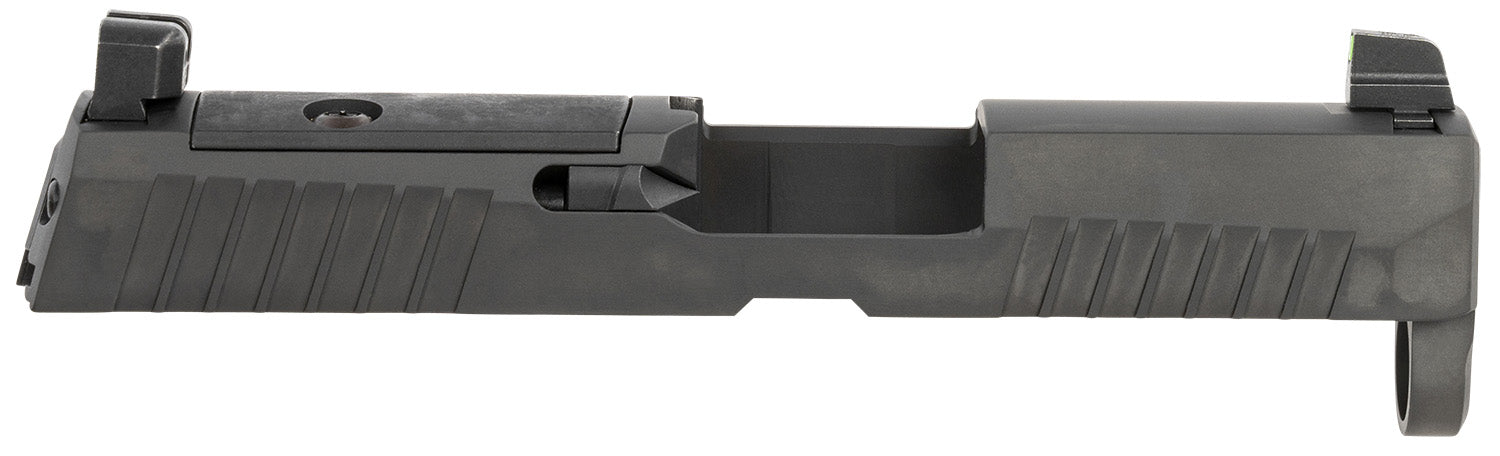 Sig Sauer P320 Slide 9mm Luger Nitride Black Stainless Steel Optic Ready XRAY3 Suppressor Sights Compatible With ROMEO1 PRO ROMEO2