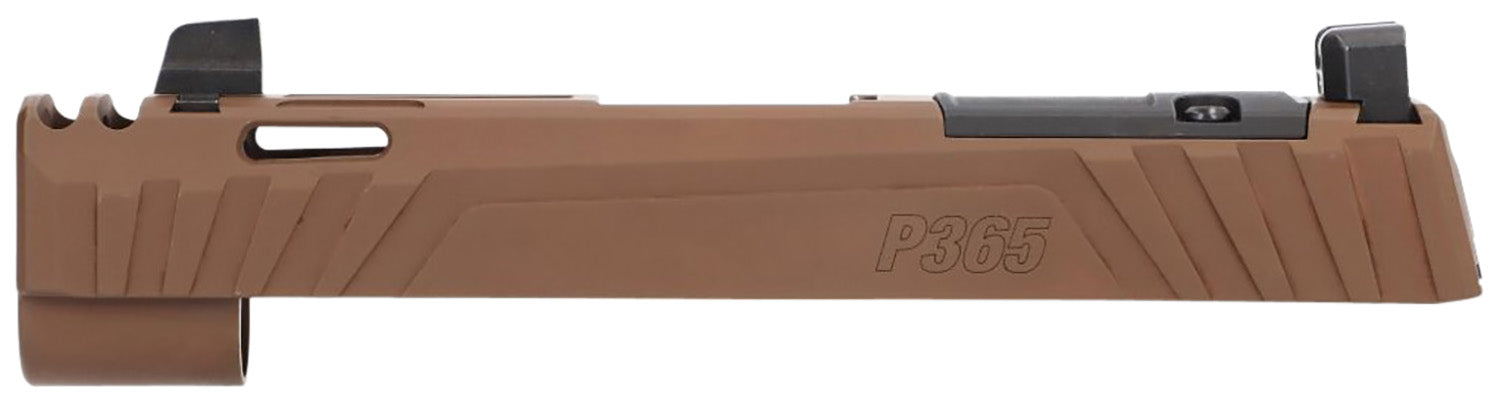 Sig Sauer P365/P365XL 9mm Elite Coyote Slide Integrated Compensator Optic Ready XRAY3 Suppressor Sights