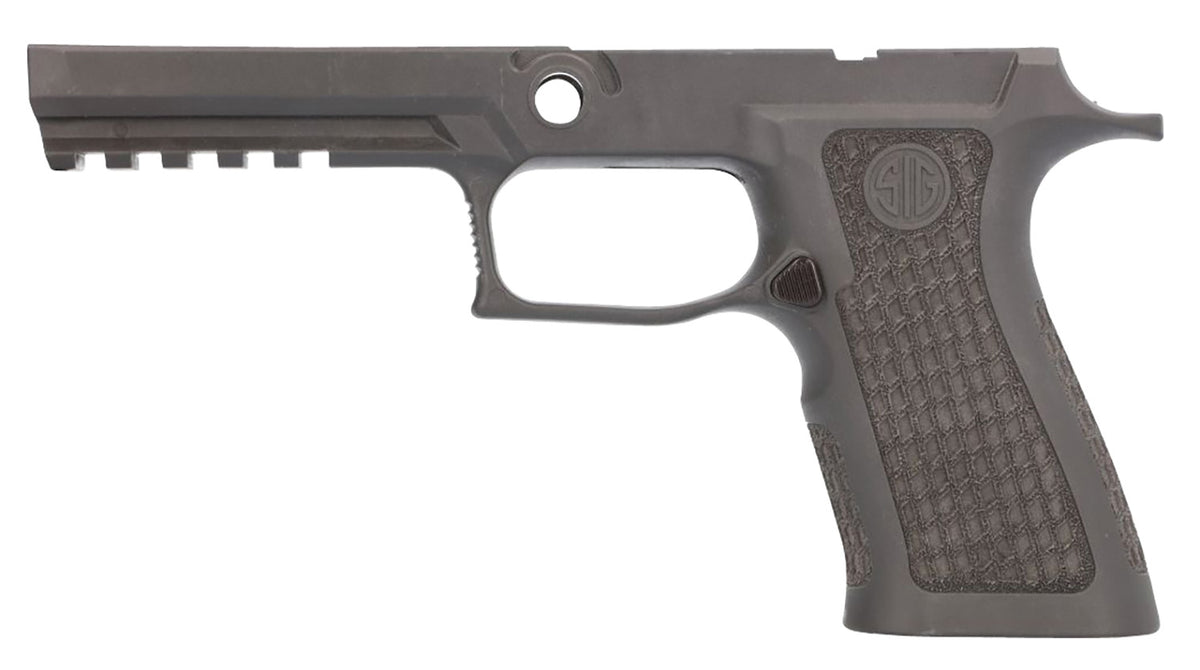 Sig Sauer Tungsten Gray Laser Stippled Grip Module for Sig P320 LTXG