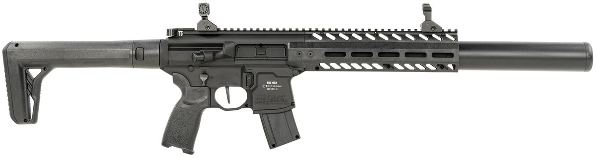 Sig Sauer MCX CO2 .177 Pellet Air Rifle 30rd 18" Barrel Flip-Up Sights Black