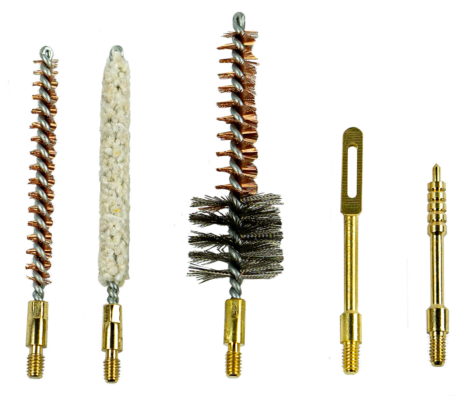 KleenBore 556-SET AR Platform 5.56mm/.223 Cal Cleaning Kit Bore Brush Cotton Mop & Jag