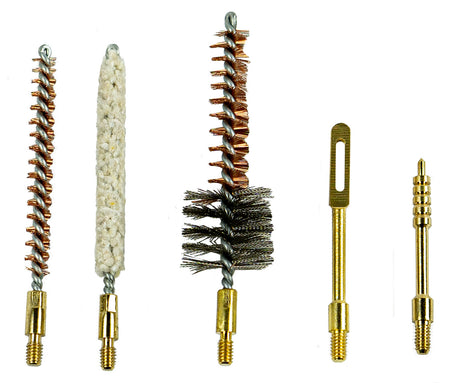 KleenBore 556-SET AR Platform 5.56mm/.223 Cal Cleaning Kit Bore Brush Cotton Mop & Jag