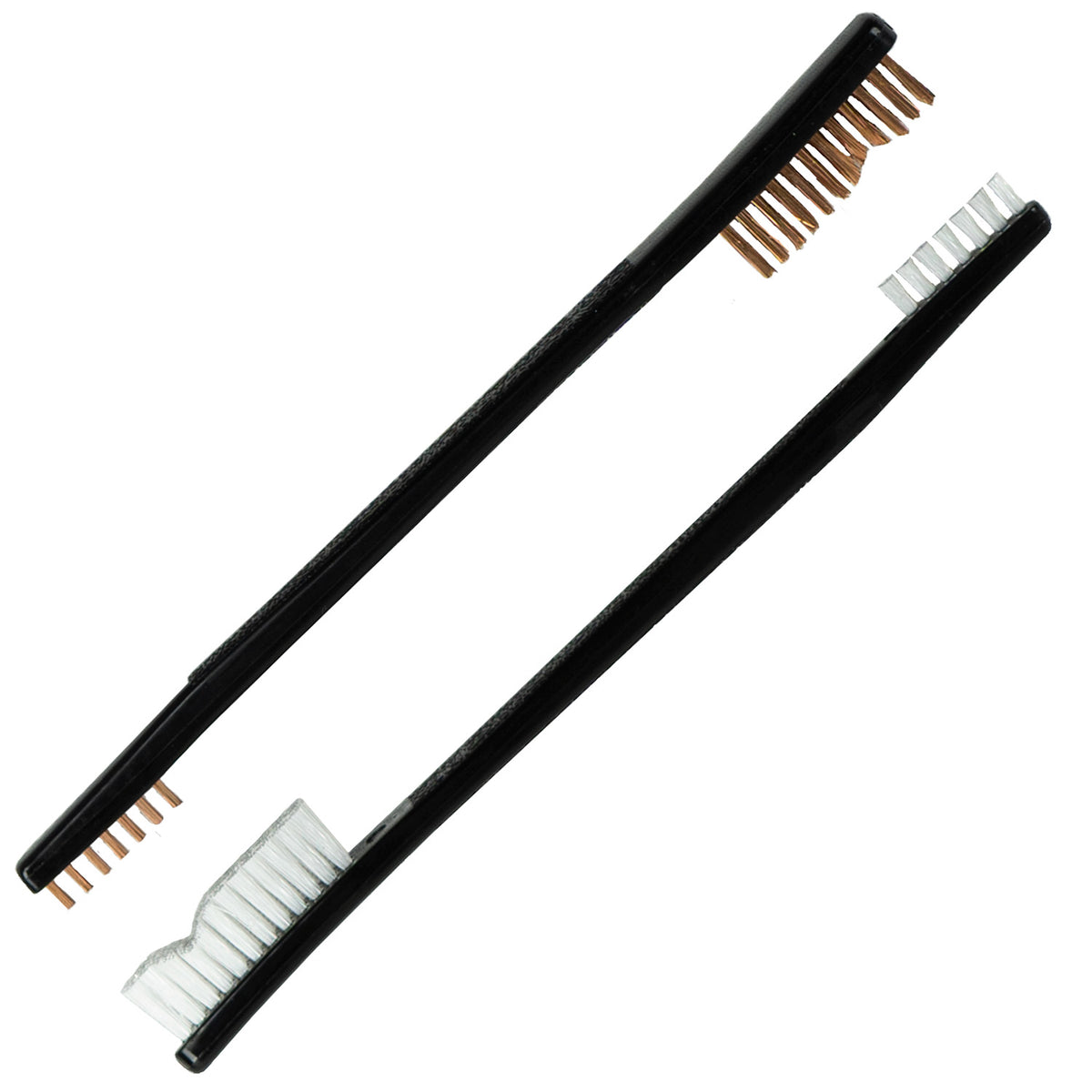 KleenBore Double Ended Cleaning Brush Set Bronze & Solvent-Resistant Nylon 2 Pack