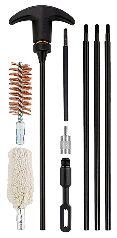 KleenBore Valu-Pak Rod Set 12 Gauge Shotgun Coated Steel Rods with Bronze Brush & Mop
