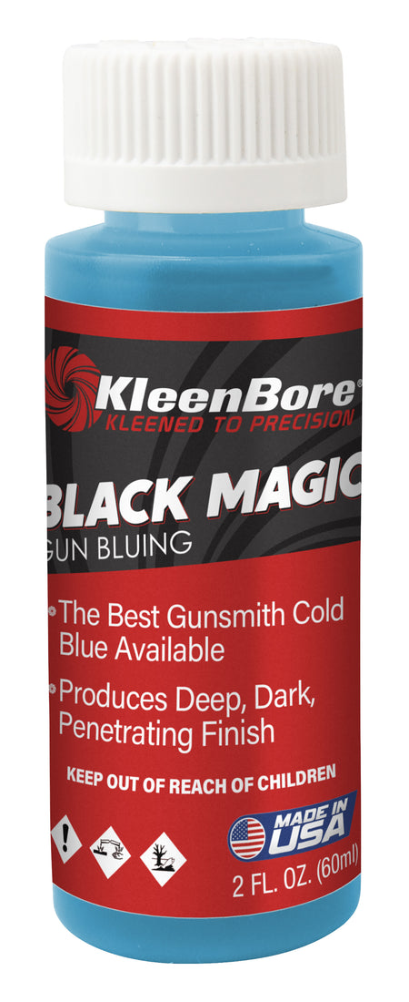 KleenBore Black Magic 2 oz. High Performance Cold Bluing Solution for Firearms
