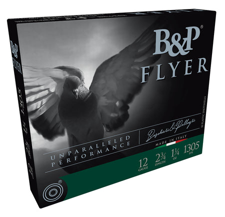 Baschieri & Pellagri (B&P) 12B14P8 Competition Flyer 12 Gauge 2-3/4 1-1/4oz #8 1305 fps