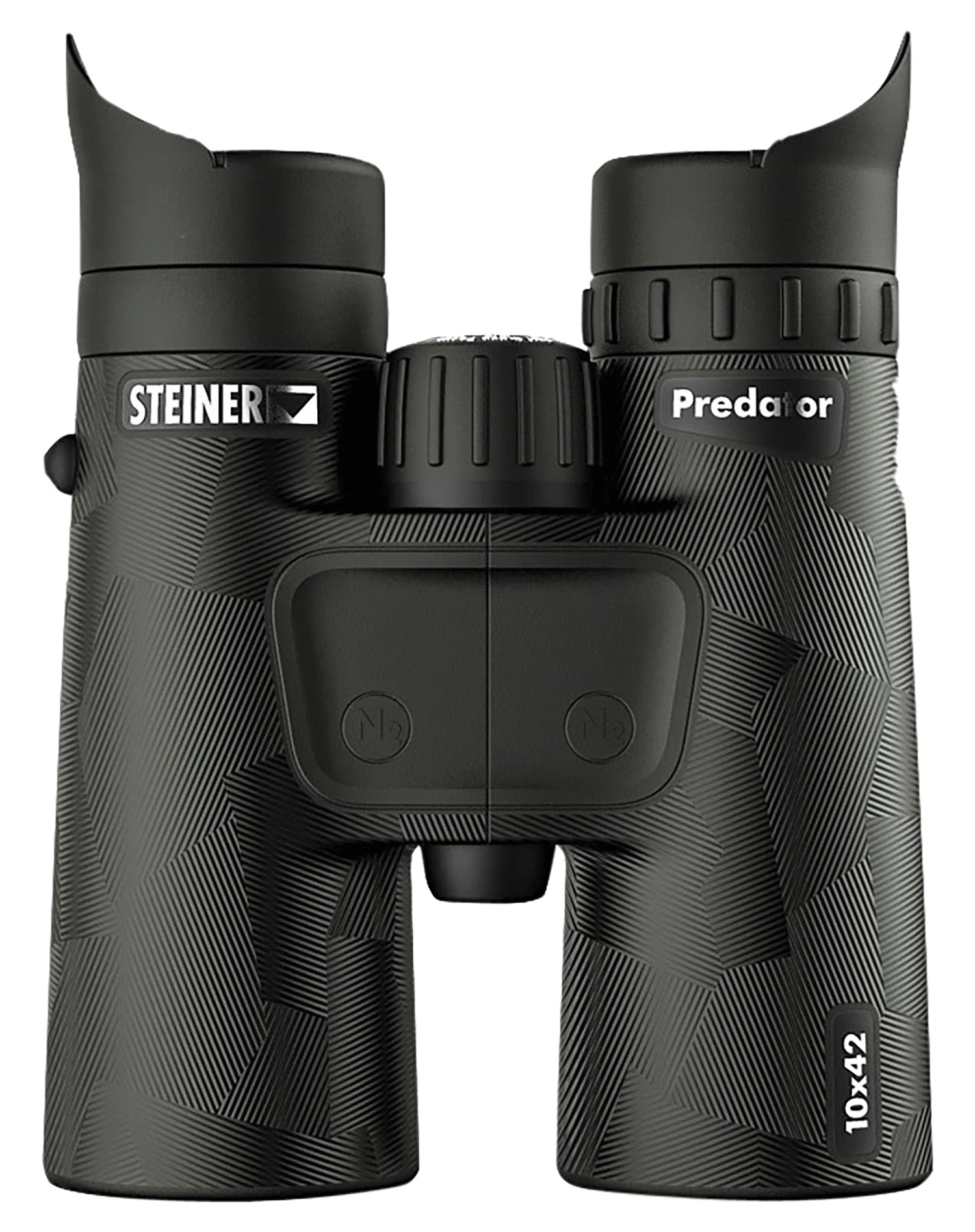 Steiner Predator 10x42mm Fast-Close Focus Binoculars 2059, Black Makrolon w/Rubber Armor