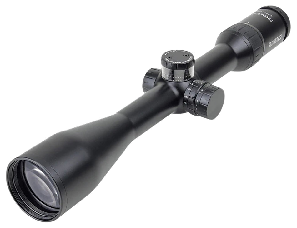 Steiner Predator 8 Black 3-24x50mm 40mm Tube SFP Illuminated E3 Ballistic Reticle Riflescope