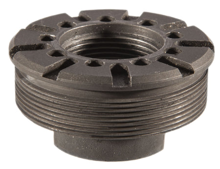 SilencerCo AC669 Black Steel Bravo Direct Thread Suppressor Adapter, 5/8"-24 tpi
