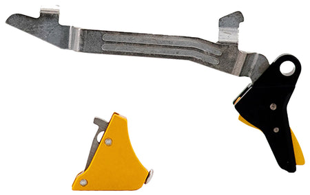 Timney Alpha Straight Gold Trigger for Glock Gen5 Models & Glock 44 (.22 LR / 9mm / .40 S&W)