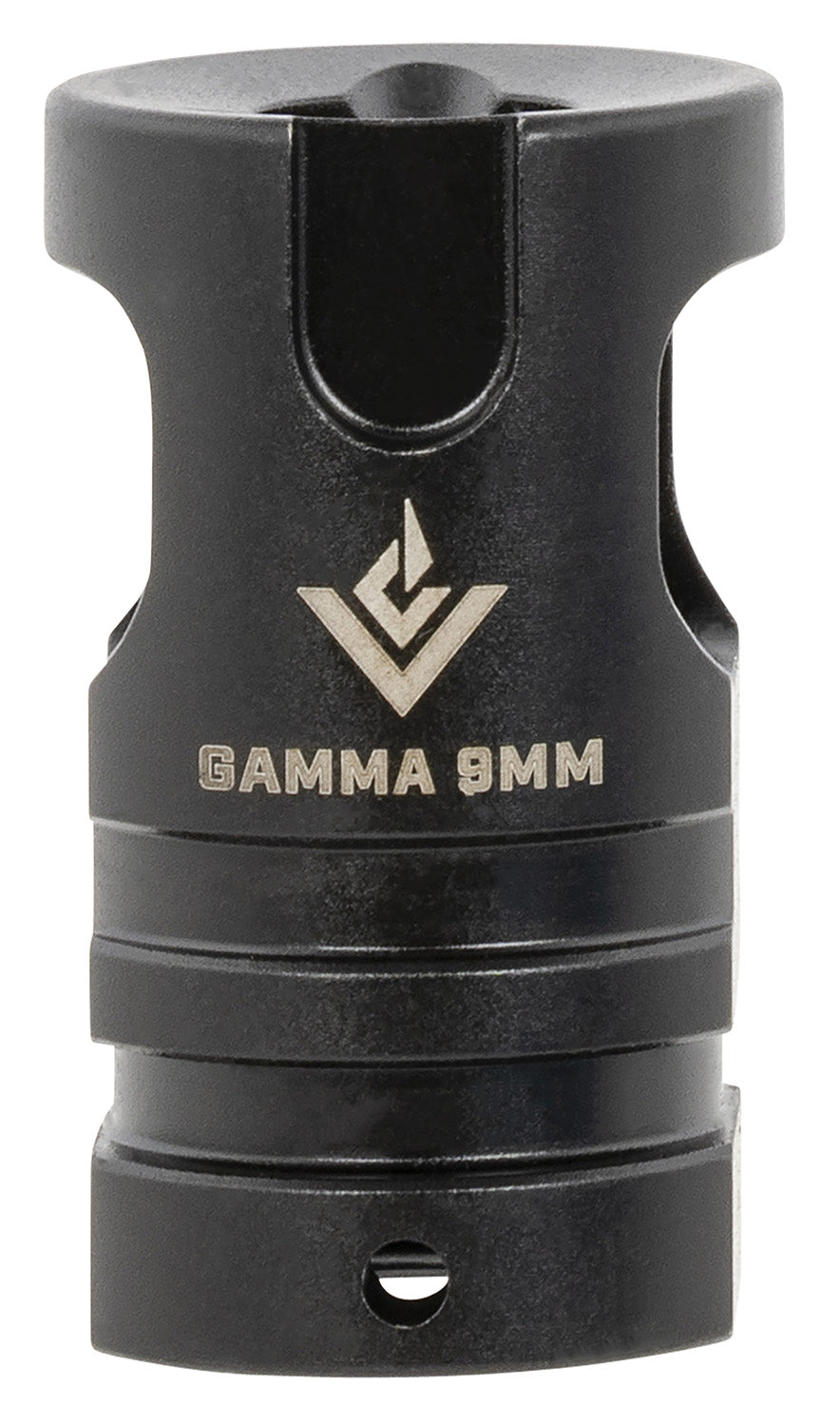 VG6 Precision GAMMA 9mm Muzzle Brake APVG200027A Black Nitride 1/2"-28 tpi 1.75" OAL