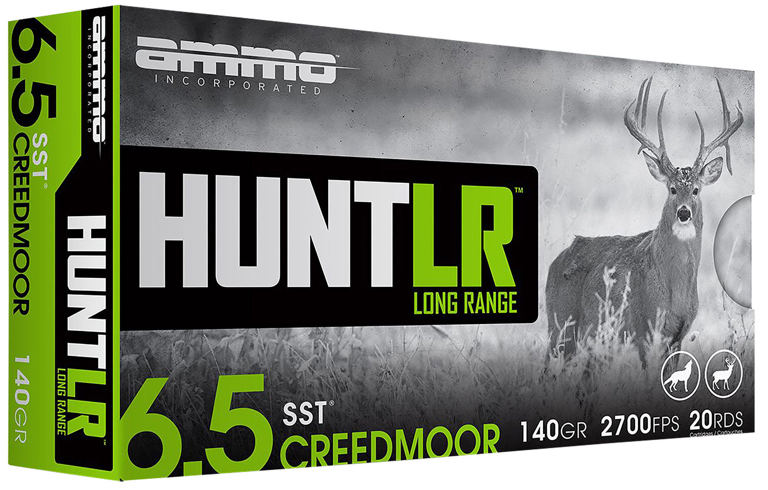 Ammo Inc 65CM140SST-A20 6.5mm Creedmoor 140 gr SST