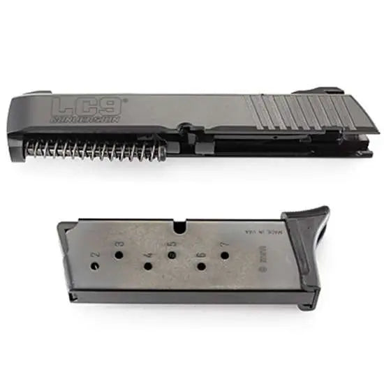 Ruger 90499 LC9 9mm Luger Conversion Kit Blued Steel Barrel Slide Assembly & Magazine