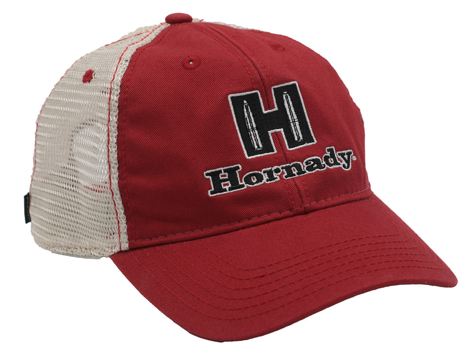 Hornady Red White Structured Mesh Baseball Cap 99231