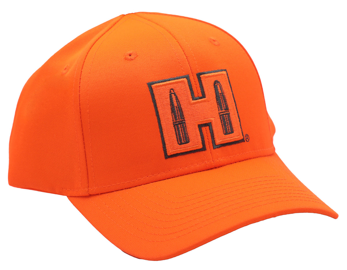 Hornady 99212 H Logo Semi-Structured Trucker Hat Blaze Orange